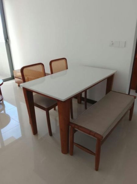 Dining room - Tri-Zen - 02 Bedroom Furnished Apartment for Rent in Colombo 02 (A6633)