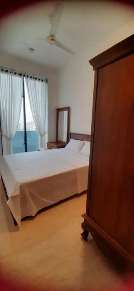 Bedroom - Fully Furnished 3 BR Apartment for Rent at Florida Residencies, Dehiwala | LKR 285,000 per month (EM056MI)