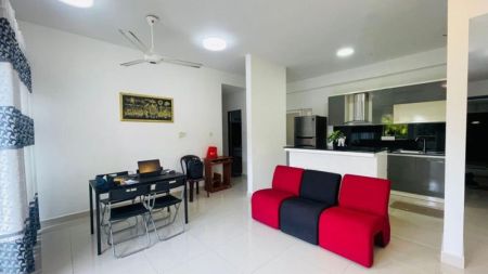 Living Room - (DAR107) Luxury Furnished Apartment for Rent in Kottawa