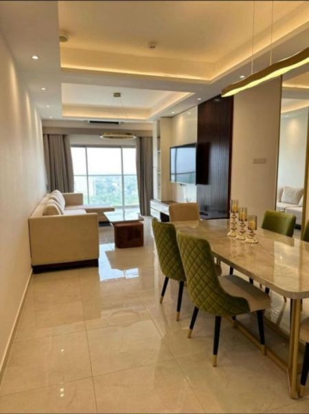 Dining room - Iconic Galaxy - 02 Bedroom Furnished Apartment for Rent in Rajagiriya (A6661)-RENTED