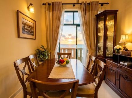 Dining room - Apartment for Sale in Northpole Ocean Residencies, Dehiwala