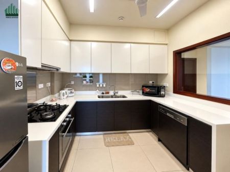 Kitchen - Modern Luxury Meets City Living – Cinnamon Life 2BR