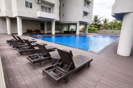 Pool - 3 Bedroom Apartment for Rent at Luxe Highway Residencies, Kottawa | LKR 220,000 Month (EM067MI)
