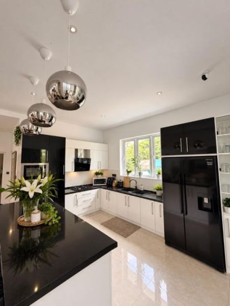 Kitchen - Luxury Fully Furnished 6 Bedroom House for Rent in Thalawathugoda / LKR 950,000 (EM256RN)