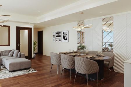 Dining room -  Cinnamon Life - 02 Bedroom Furnished Apartment for Rent in Colombo 02 (A1478)-RENTED