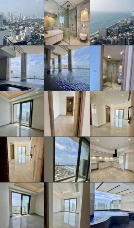 Kitchen - 606/Sea&Port City views/Brand new/02beds/for sale in Colombo - 03.