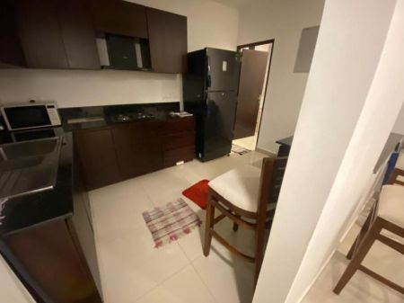 Kitchen - Fully Furnished 3-Bedroom Luxury Apartment for Rent at The Flemington, Rajagiriya | LKR 280,000/- Per Month (EM058SD)