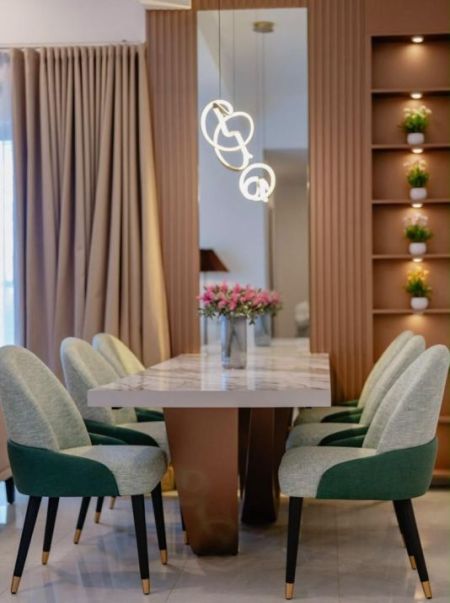 Dining room - Iconic Galaxy Fully Furnished 2 BR Apartment for rent in Rajagiriya 