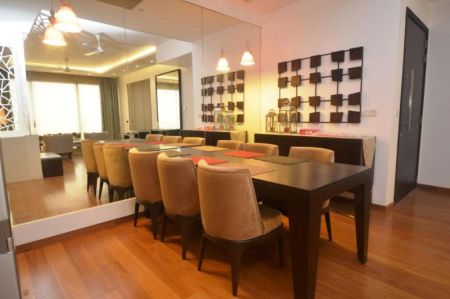 Dining room - 🏷️ USD 2,500/Month – Fully Furnished 2BR Apartment for Rent at 7th Sense Residencies, Colombo 07 (1,500 Sqft) 🏙️
