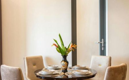 Dining room - Tri-Zen - 02 Bedroom Furnished Apartment for Rent in Colombo 02 (A6740)