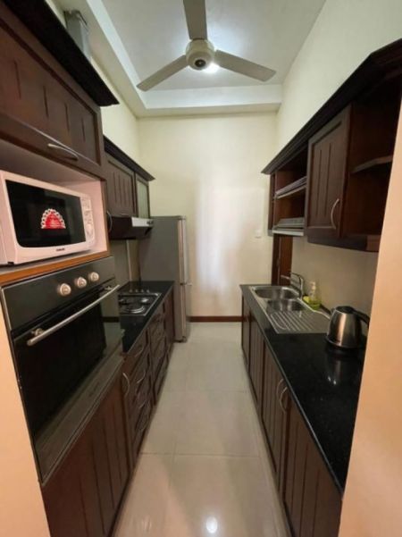 Kitchen - Spathodea - 02 Bedroom Semi Furnished Apartment For Rent in Colombo 05 (A695)