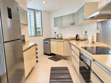 Kitchen - Monarch - 02 Bedroom Furnished Apartment for Rent in Colombo 03 (A255)
