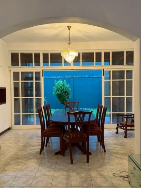 Dining room - Fully Furnished 4 Bedroom House for Rent at Colombo 05 | LKR 600,000/ month (Negotiable) (EM081AC)