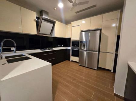Kitchen - 7th Sense - 03 Bedroom Furnished Apartment for Rent in Colombo 07 (A5583)