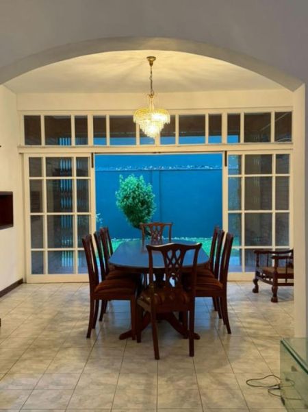 Dining room - 04 Bedroom Furnished 02 Storied House for Rent in Colombo 05 (A6752)
