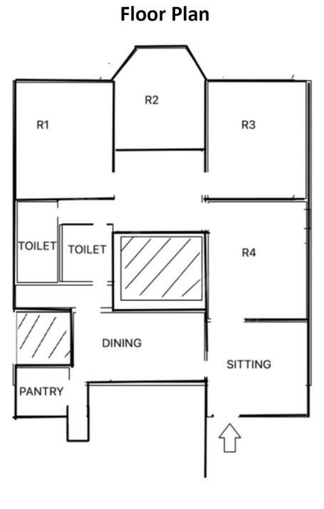 Bathroom - House for rent in Colombo 4