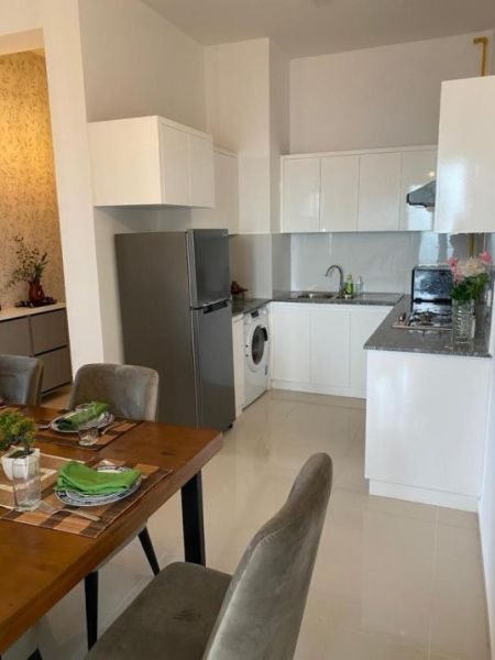 Kitchen - (NAR231) Fully Furnished 2-Bedroom Modern Java 25 Apartment for Rent in Colombo 05