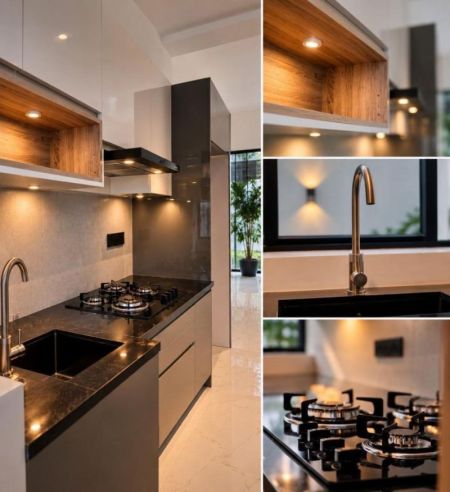 Kitchen - Luxury Brand New 3 BR House for sale in Wattala 