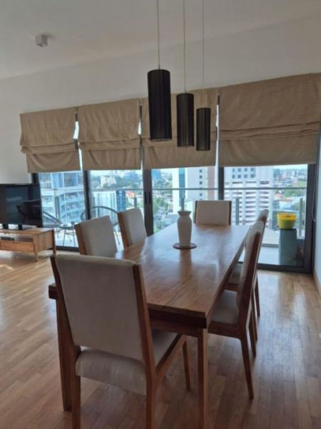 Dining room - 447 Luna Tower - 02 Bedroom Furnished Apartment for Sale in Colombo 02 (A1728)