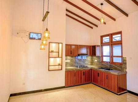 Kitchen - Premium 3-bedroom Modern Single-storey House For Sale – Malabe | Lkr 30 Million (em018ja)