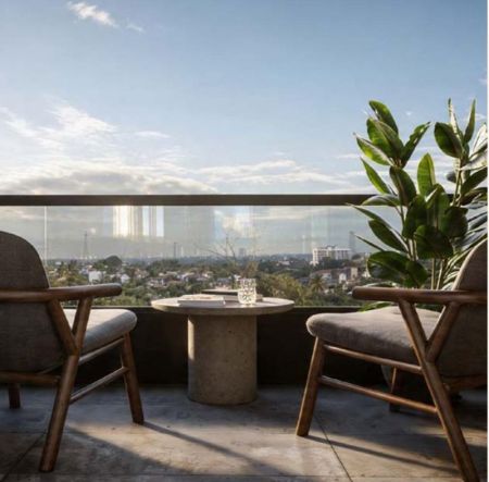 Dining room - Luxury 4-Bedroom Penthouse for Sale at Asterra Apartments, Thalawathugoda