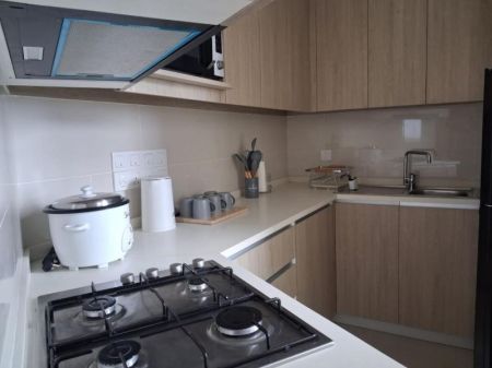 Kitchen - 3BR Fully Furnished Apartment for Rent at Tri-Zen - Colombo 02