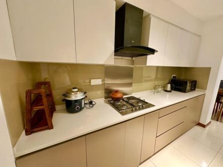 Kitchen - The Residencies/furnished/02beds/for rent in Kotte.