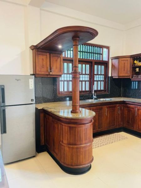 Kitchen - Spacious 5 AC BR Villa with Garden & Pantry in Weligama - Rs. 425,000/Month 
