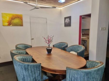 Dining room - Beautifully Furnished 3 Bedroom Upstairs House for Rent | Nawala, Nugegoda