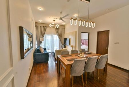 Dining room - 2-Bedroom Furnished Apartment for Sale at Canterbury Golf View | LKR 46 Million (AP5014)