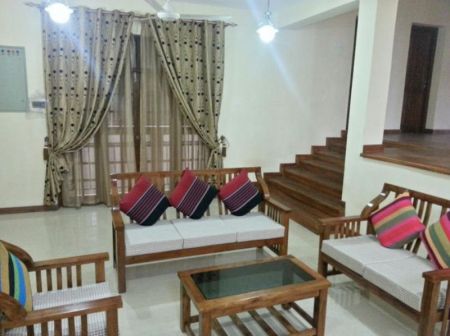 Living Room - 03 Bedroom Semi Furnished Apartment for Rent in Rajagiriya (A6832)