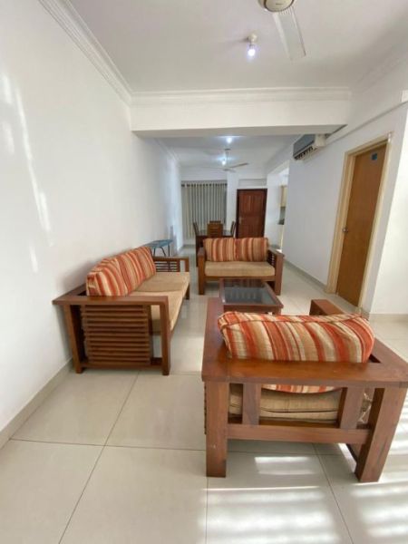 Living Room - 3BHK Fully Furnished Apartment for Long-Term Rental in Colombo 05 – CSMP502