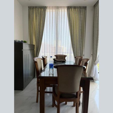 Dining room - Furnished 3 Bedroomed Apartment for rent in Colombo 06 | LKR 500,000